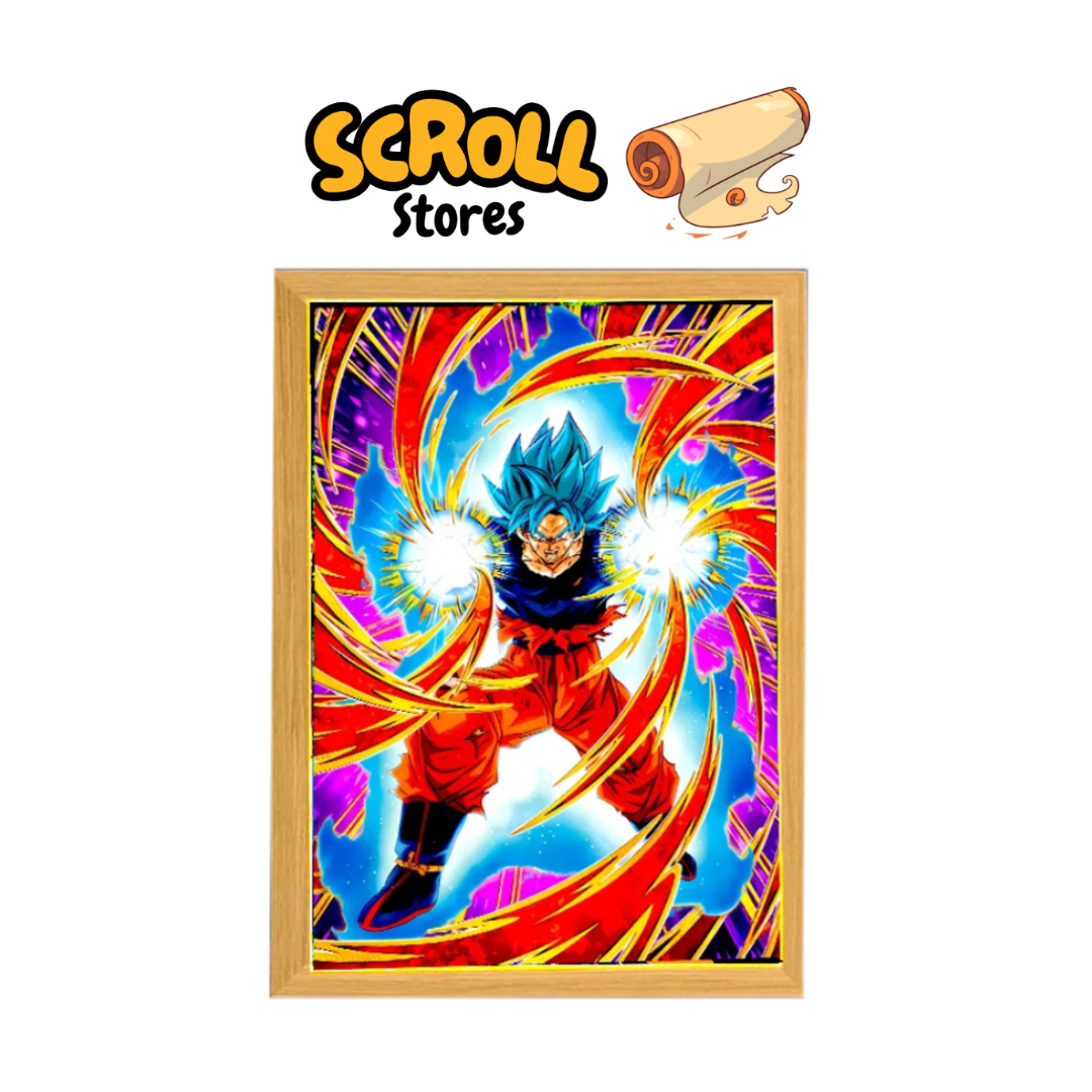 Cuadro de luz lámpara Dragon Ball