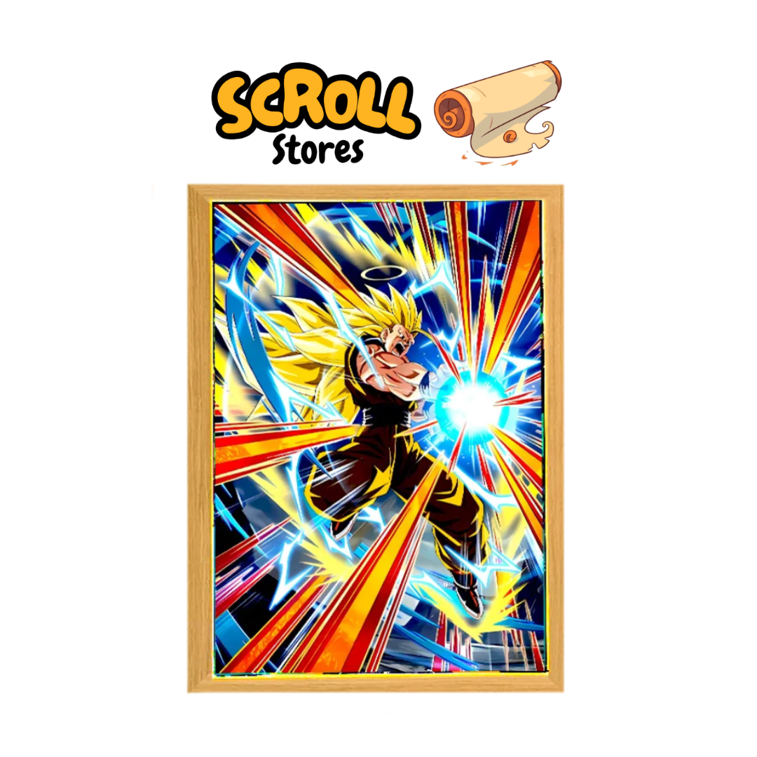 Cuadro de luz lámpara Dragon Ball