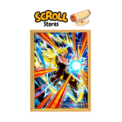 Cuadro de luz lámpara Dragon Ball