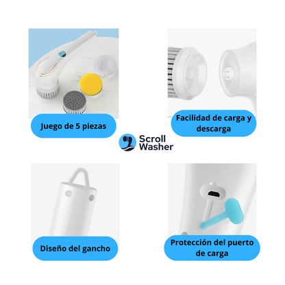 Cepillo de limpieza automático 5 en 1